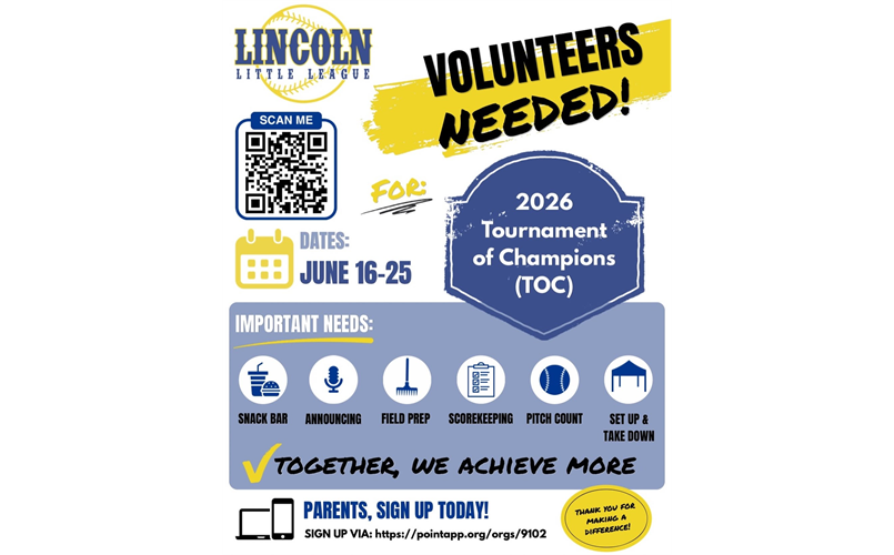 District TOC Volunteers Needed
